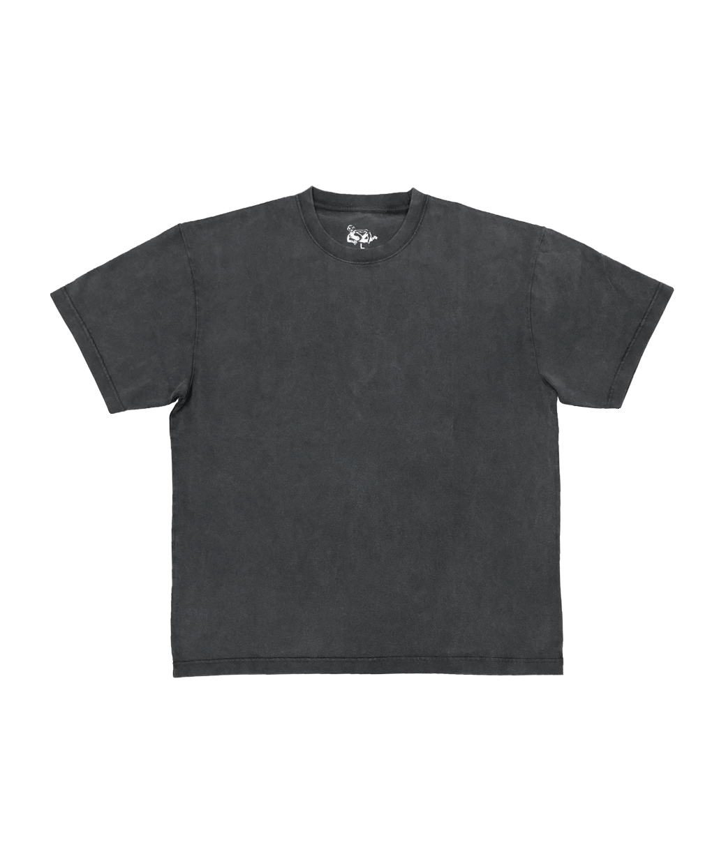"Blank" Tee Washed Black