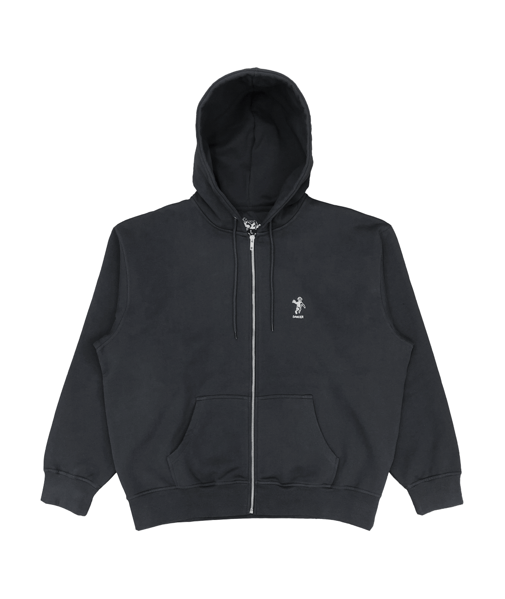 OG Logo Zip Hood Black