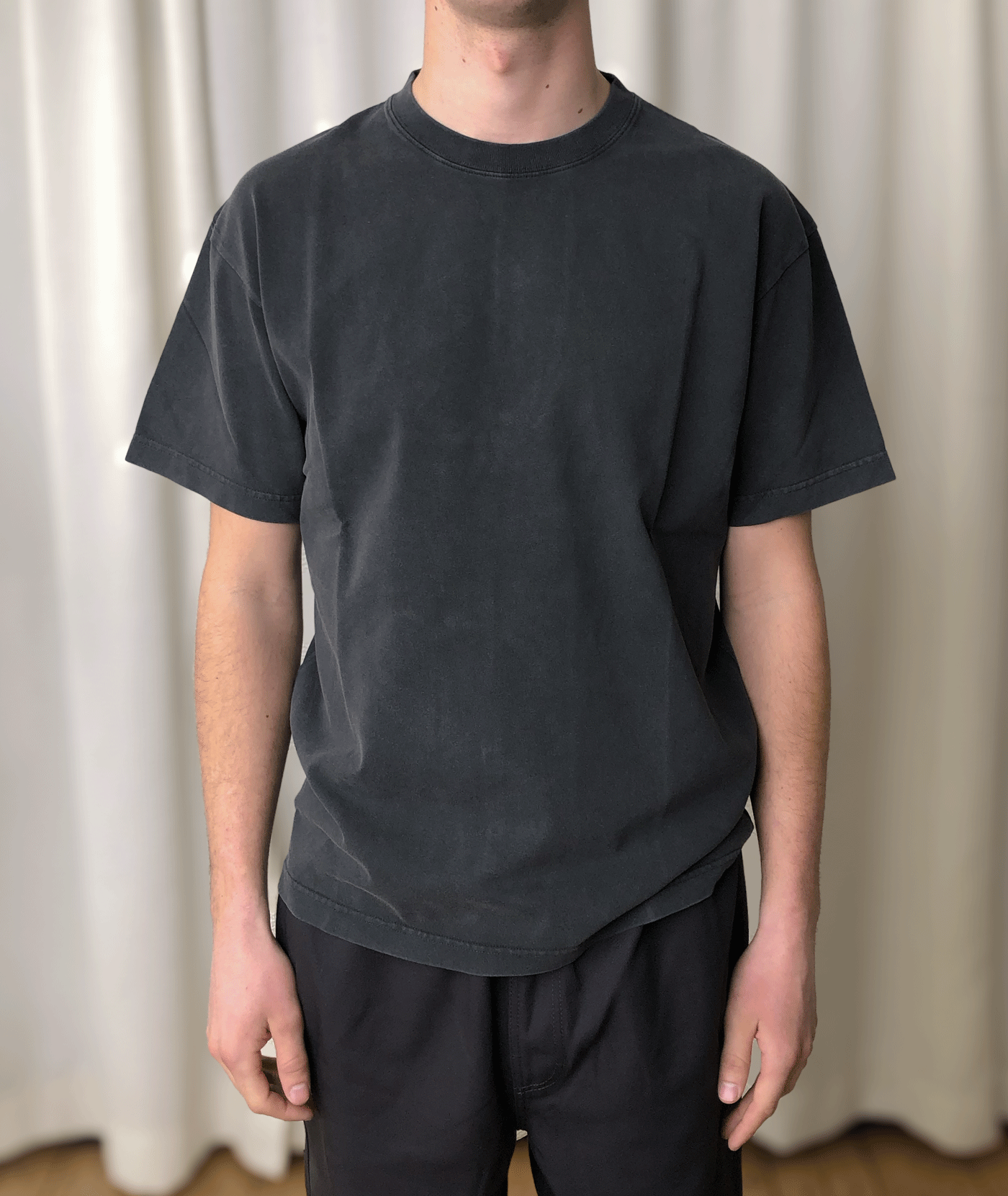 "Blank" Tee Washed Black