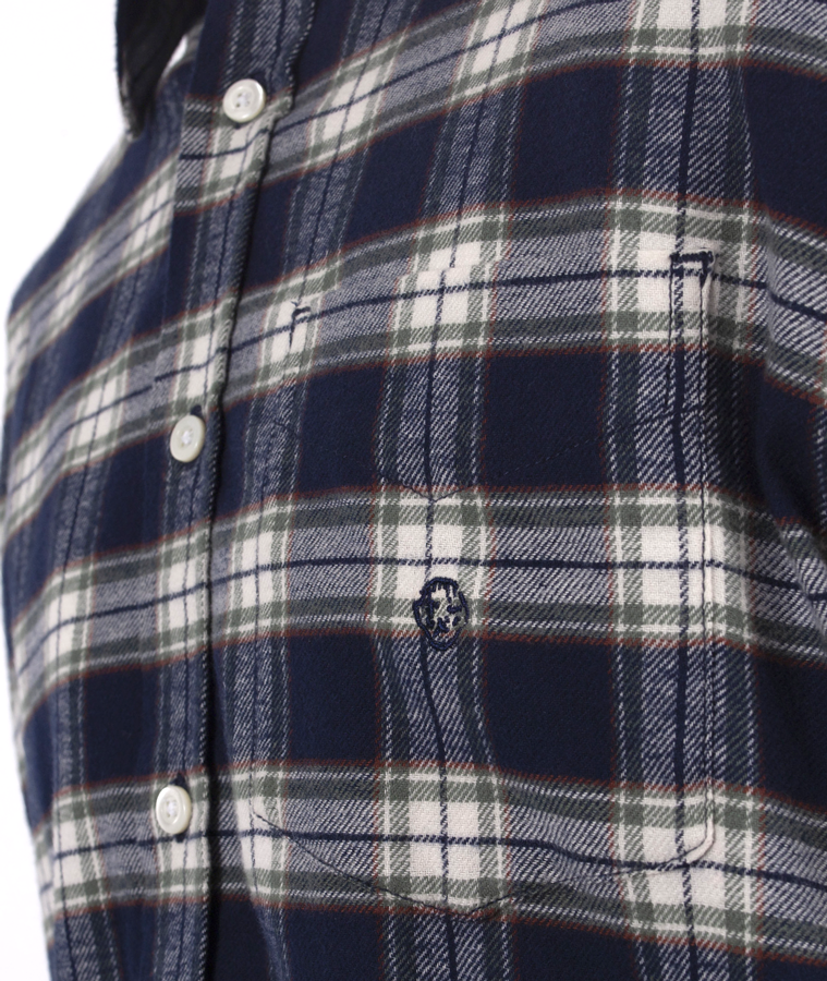Flannel Shirt Navy