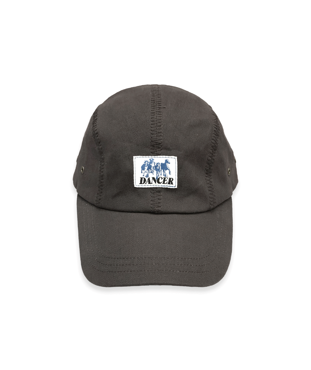 Four Panel Cap Charcoal