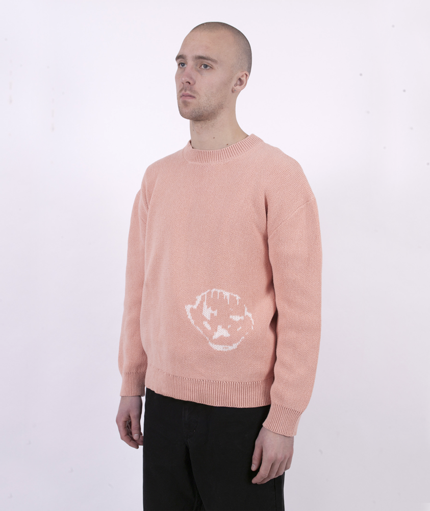 Head Knit Dusty Rose