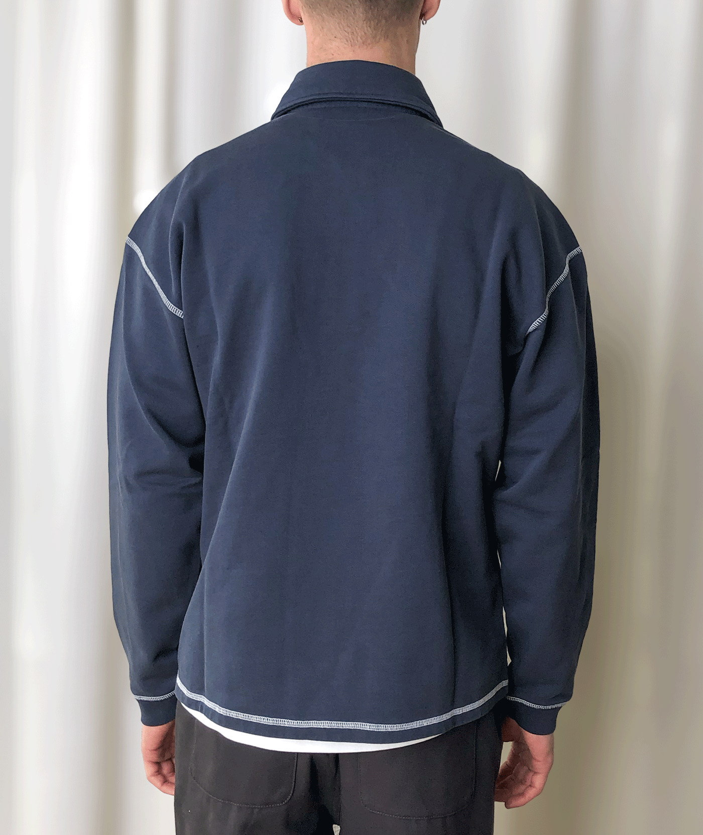 Half Zip Shirt Navy