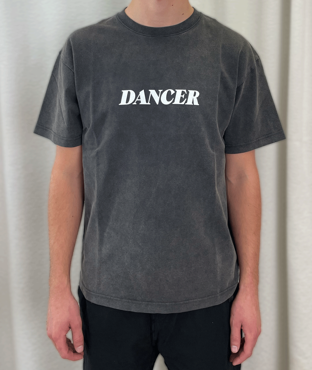 Italic Logo Washed Black