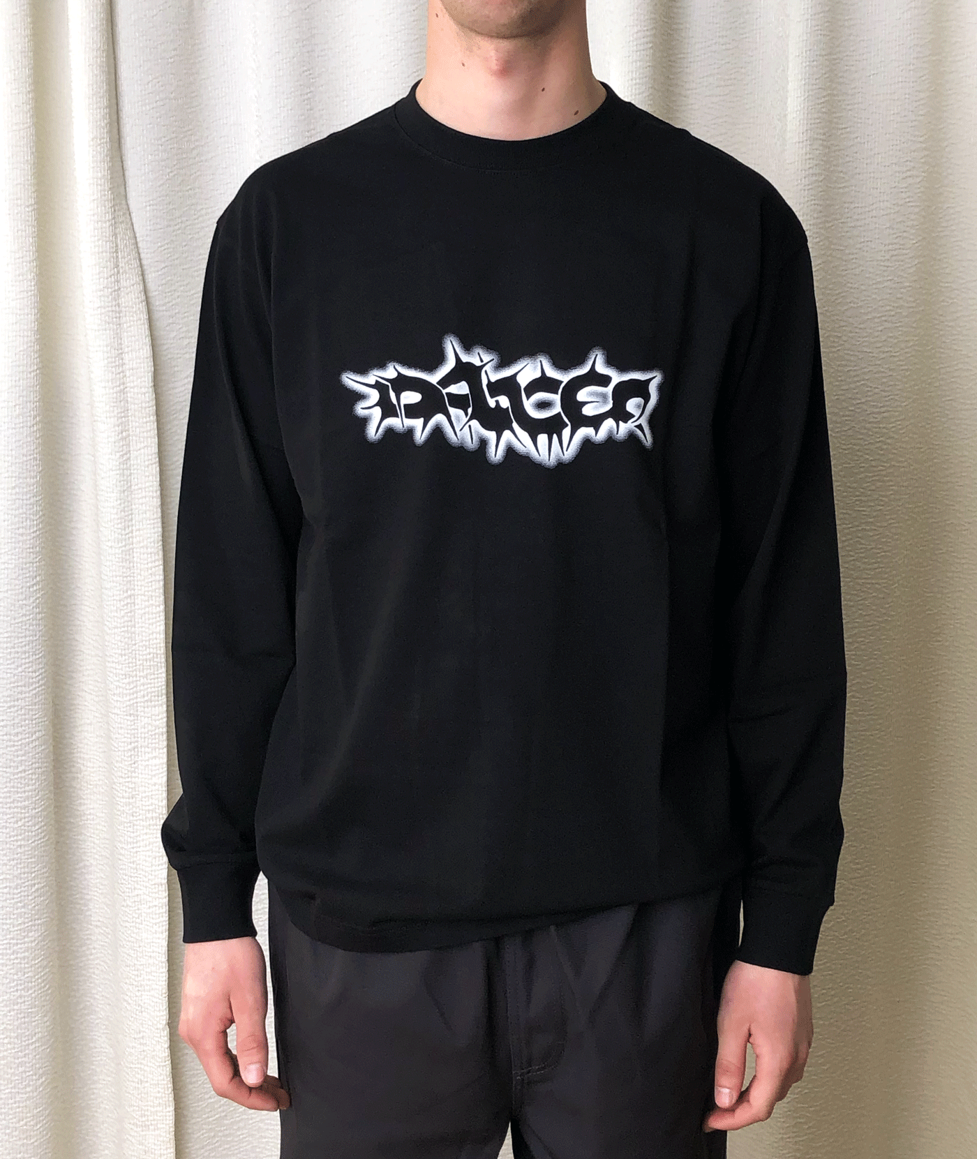 Crown LS Tee Black