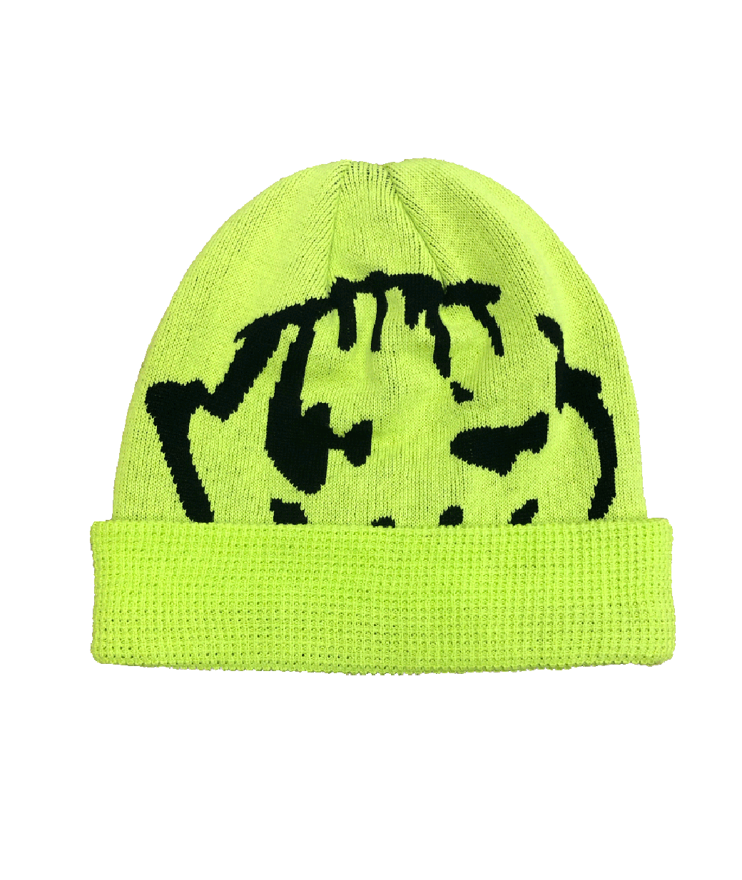 Mask Beanie Safety Green
