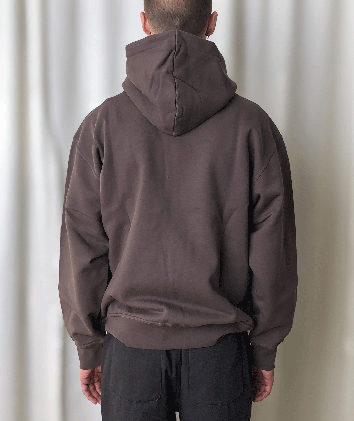 OG Logo Zip Hood Brown