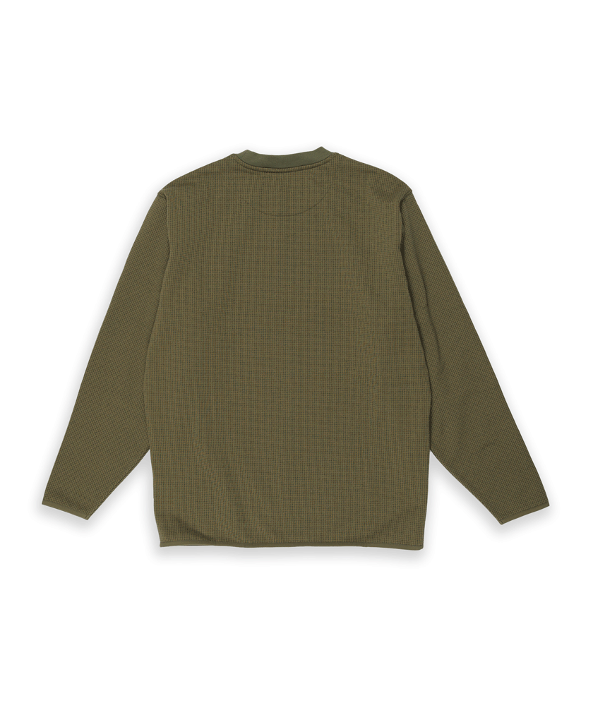 Fleece Crew Sweat Army