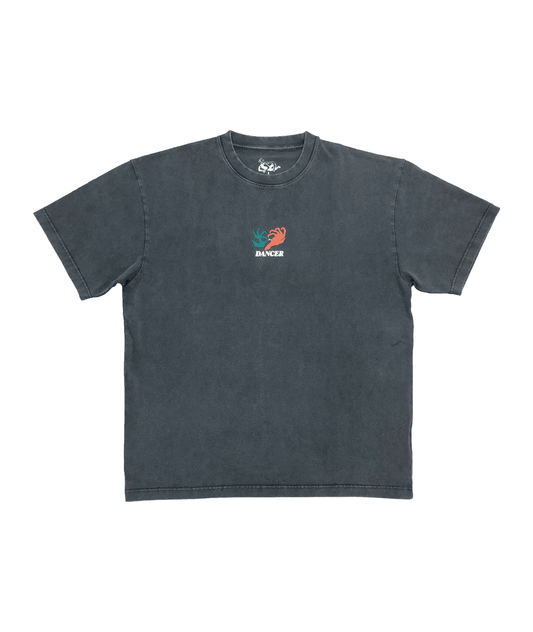 Nail Tee Washed Black