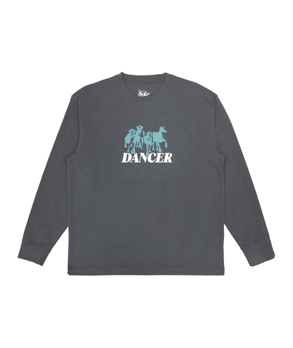 Step Aside LS Tee Charcoal