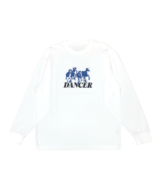 Step Aside LS Tee White