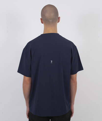 "Blank" Tee Navy