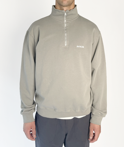 Half Zip Sweatshirt Grey