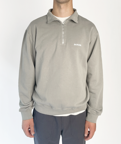 Half Zip Sweatshirt Grey