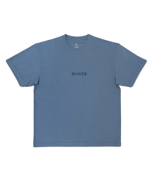 Italic Tee Light Blue