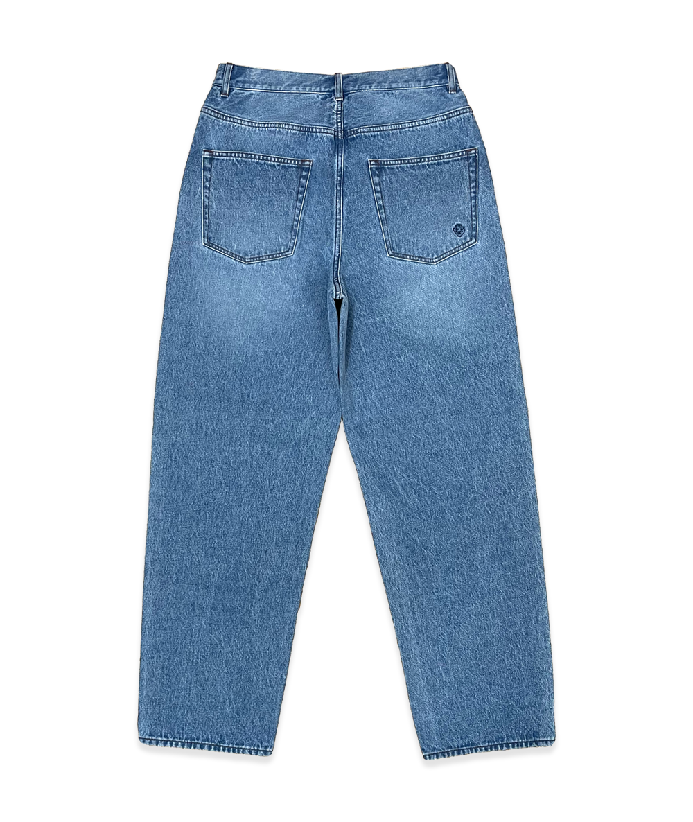New Five Pocket Pant Washed Denim