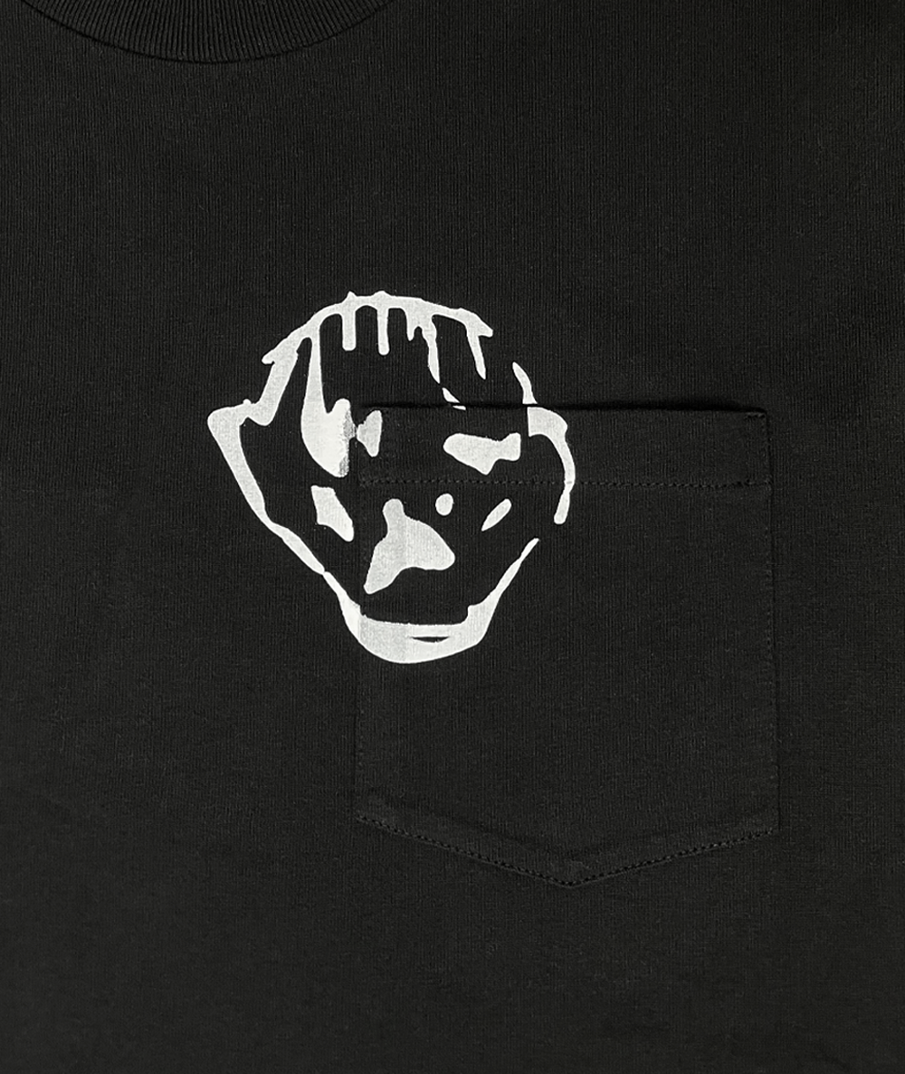 Pocket Head LS Tee Black