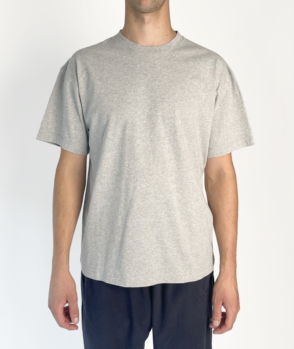 Blank Tee Heather Grey
