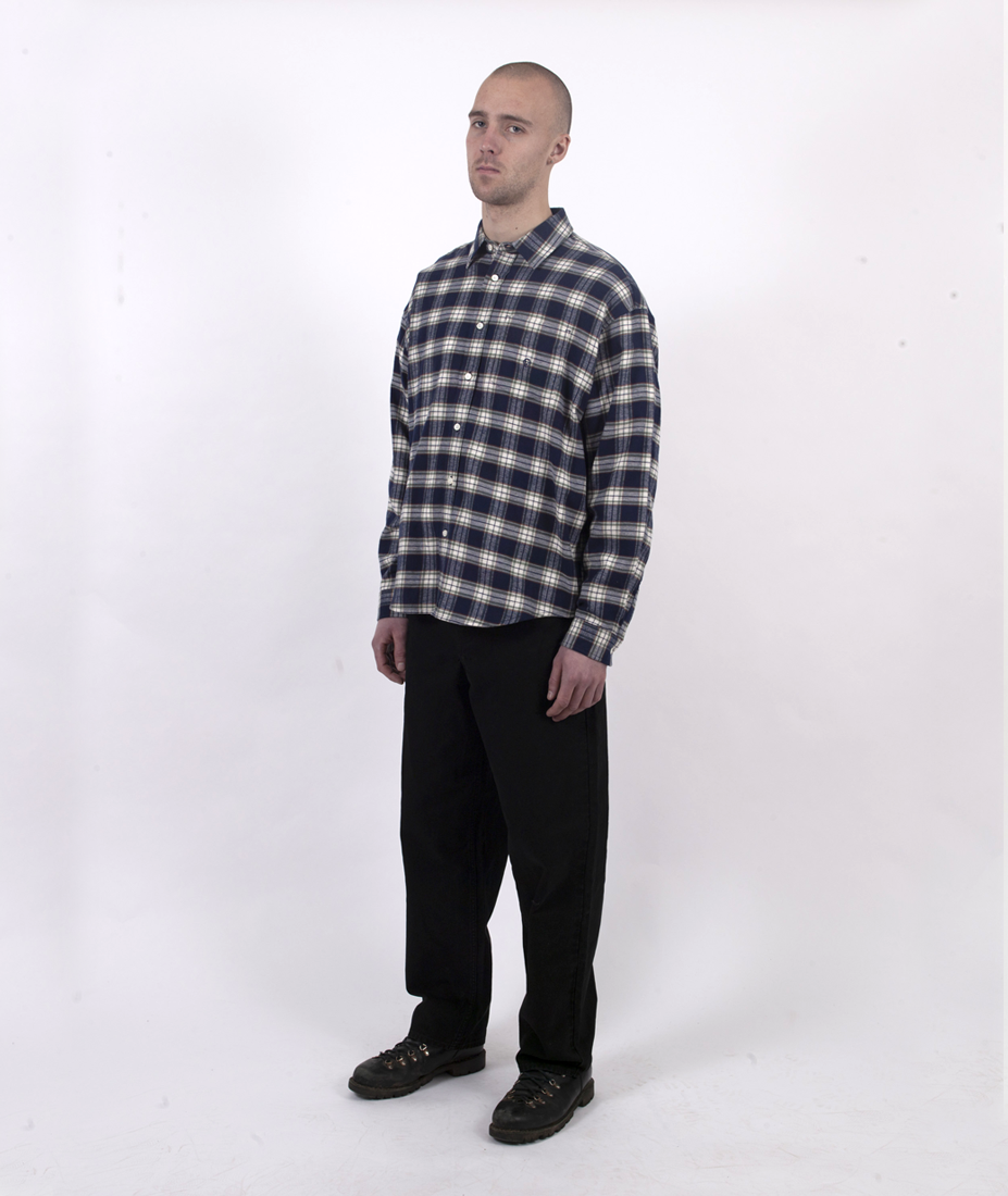 Flannel Shirt Navy