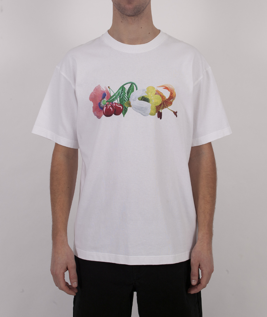 Glam Flowers Tee White