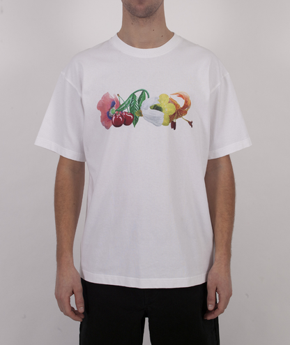 Glam Flowers Tee White