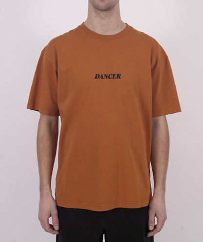 Italic Tee Golden Brown