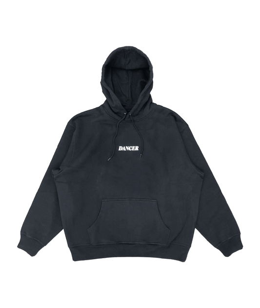 Italic Hoodie Black