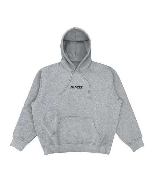 Italic Hoodie Heather Grey