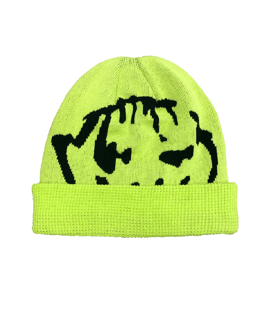 Mask Beanie Safety Green