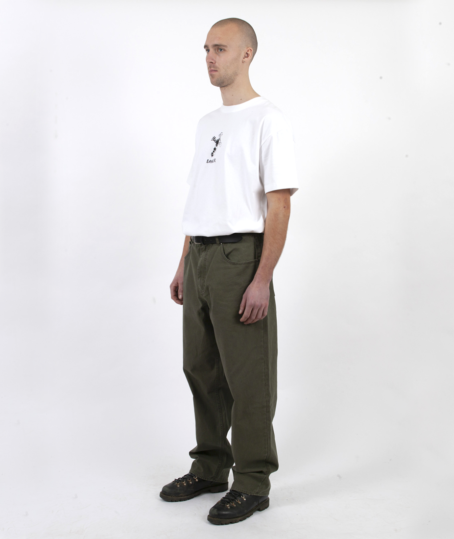 New Five Pocket Pant Green