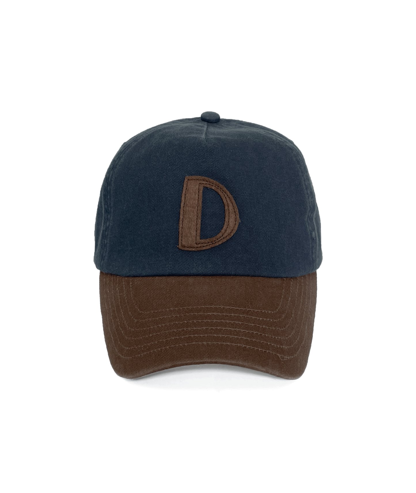 D Snap Cap Navy/Brown