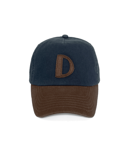 D Snap Cap Navy/Brown
