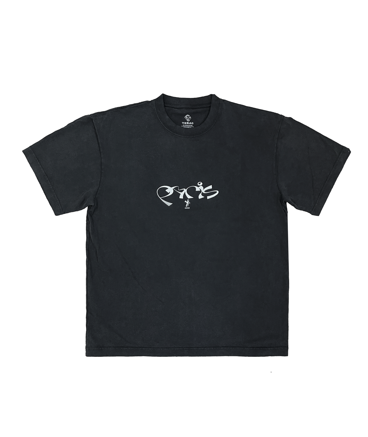 Paris Tee Washed Black