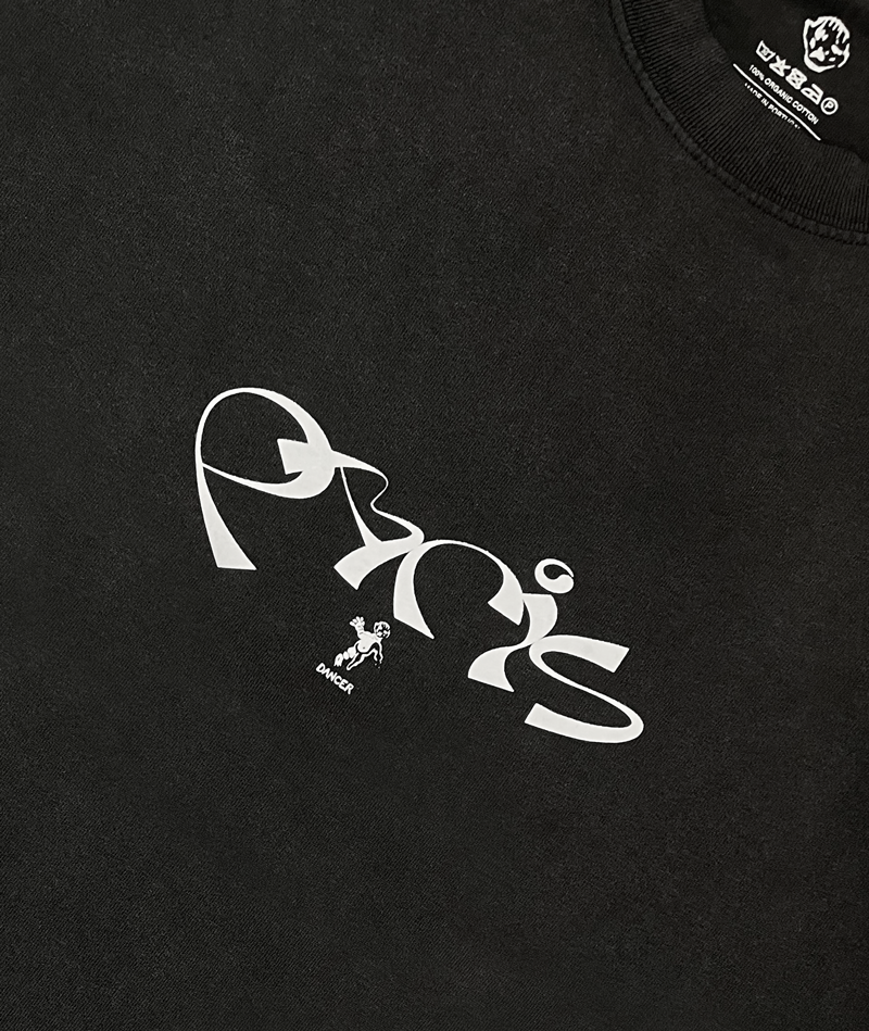 Paris Tee Washed Black
