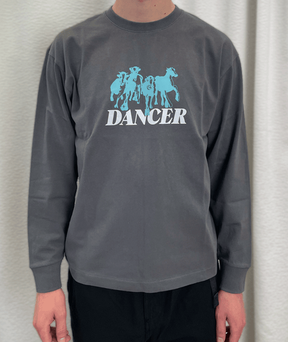 Step Aside LS Tee Charcoal