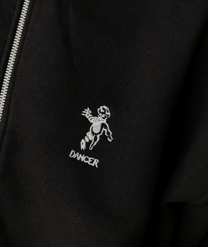 OG Logo Zip Hood Black – DANCER OG Logo Zip Hood Black – DANCER