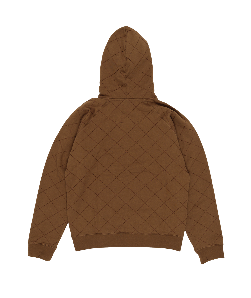 OG Diamond Stitch Hoodie Brown