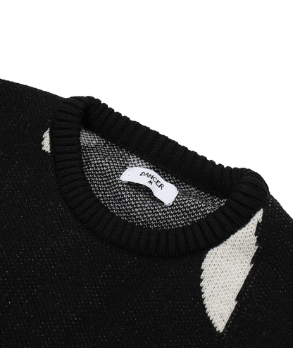 Mask Knit Black