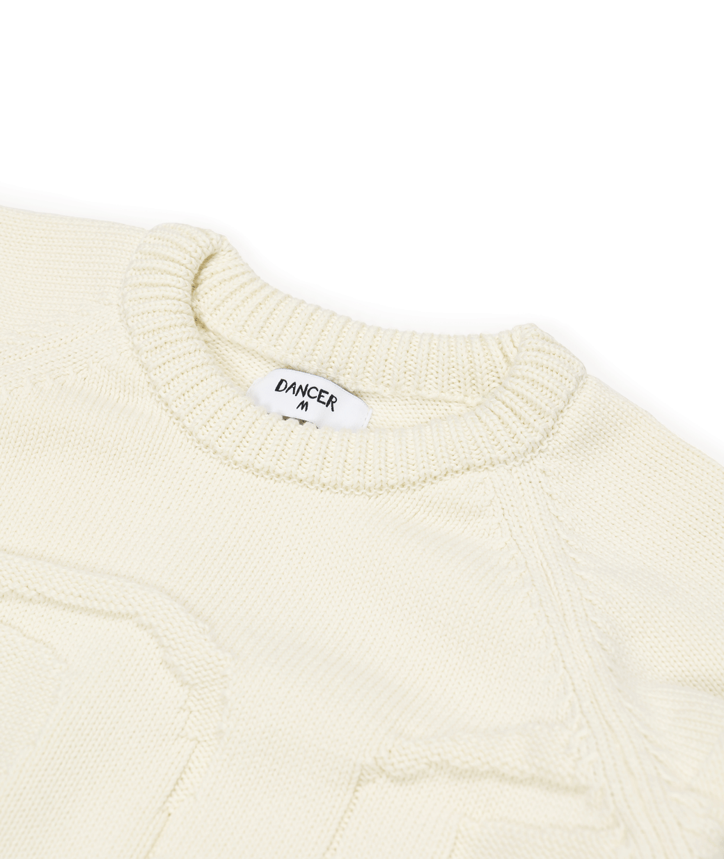 Triple Logo Knit Natural