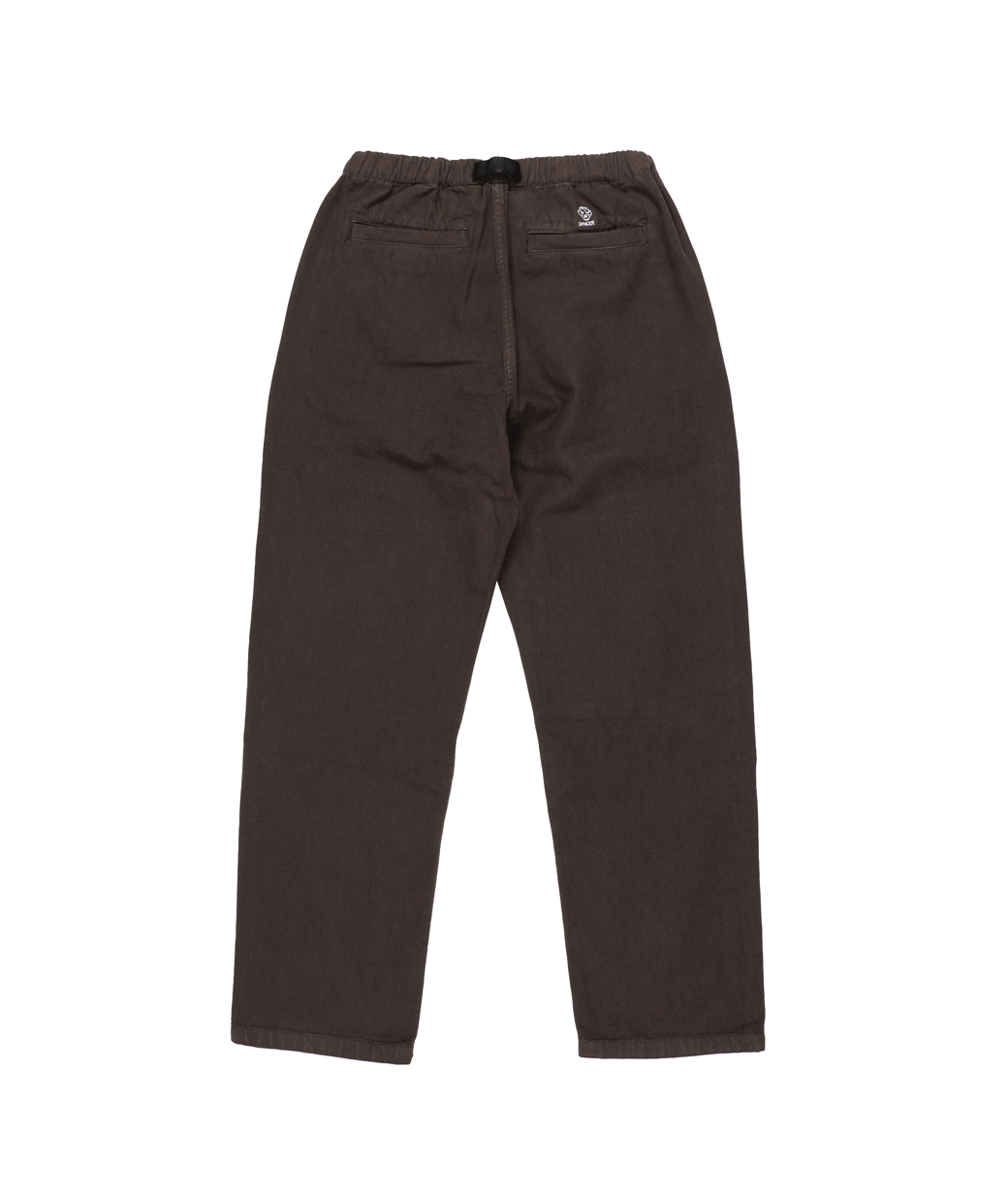 Belted Simple Knee Pant Brown