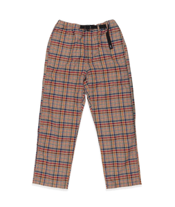 Belted Simple Pant Multi Check