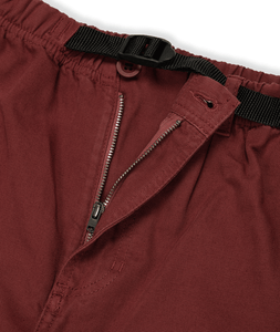 Belted Simple Pant Brick Red