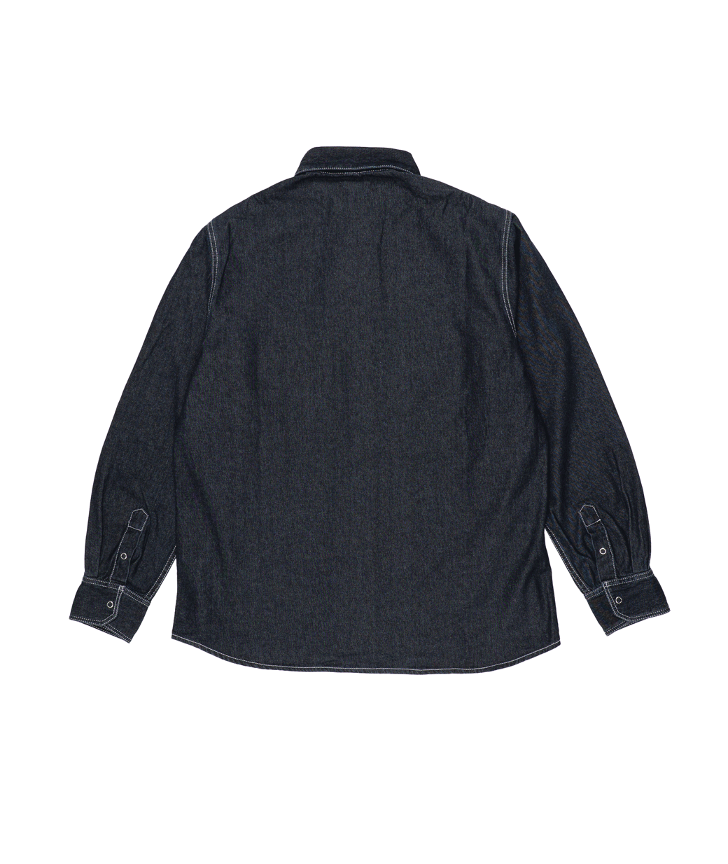 Double Pocket Shirt Chambray Black