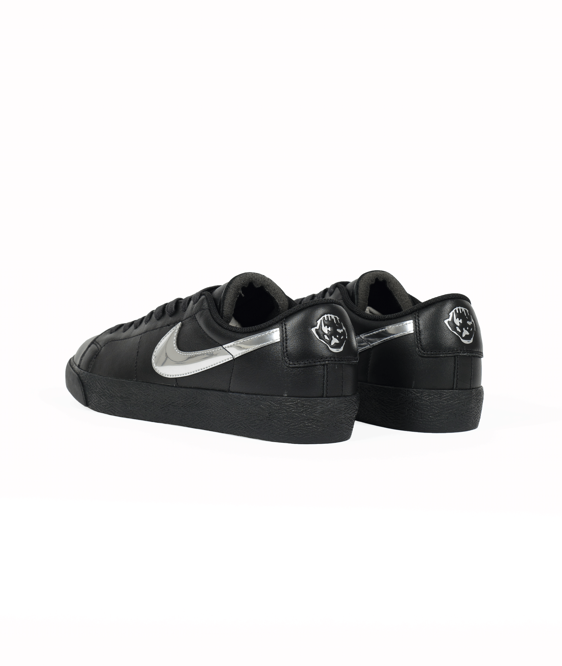 Nike sb blazer low gt black white online
