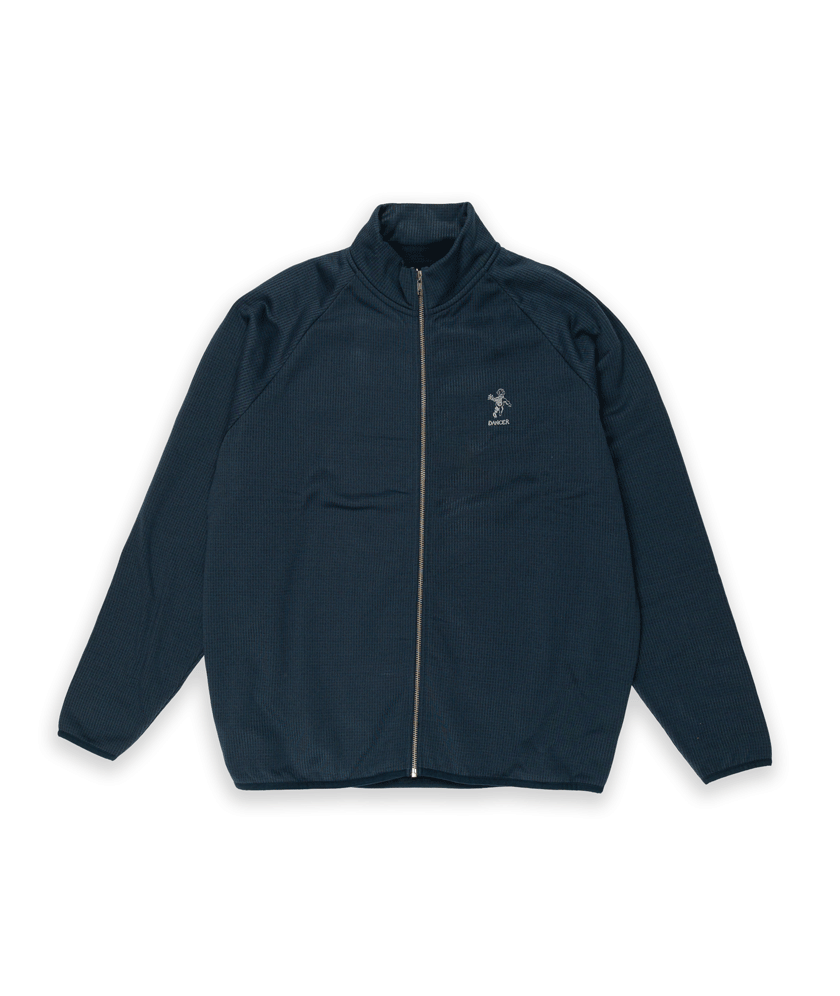 Fleece Zip Track Navy