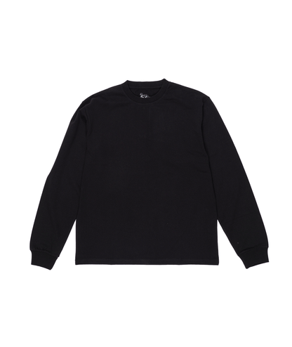 "Blank" LS Tee Black