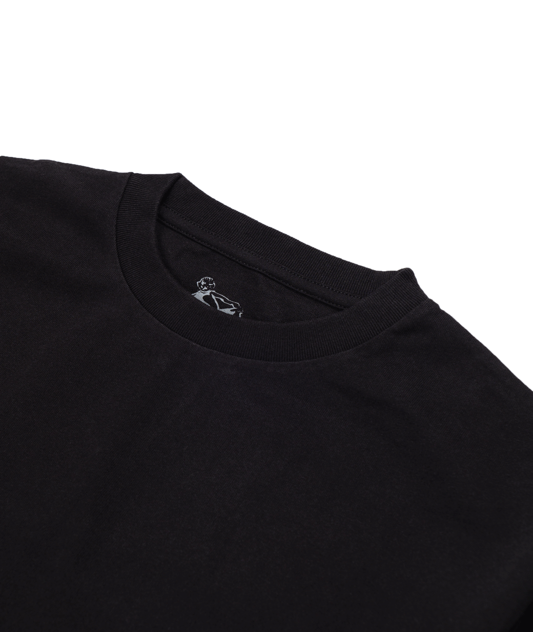 "Blank" LS Tee Black