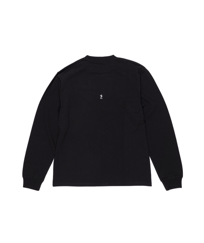 "Blank" LS Tee Black