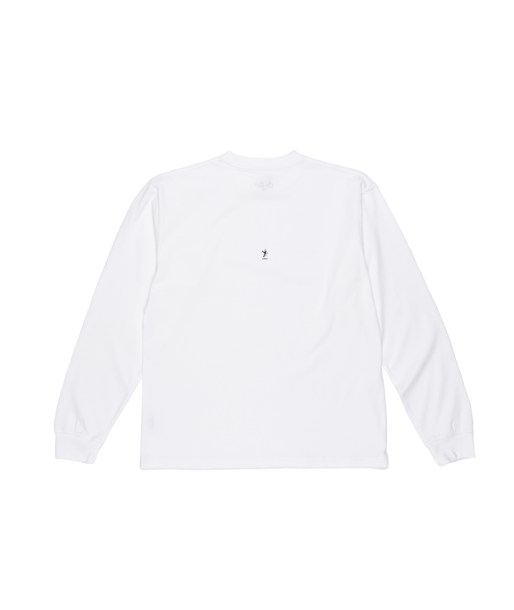 "Blank" LS Tee White