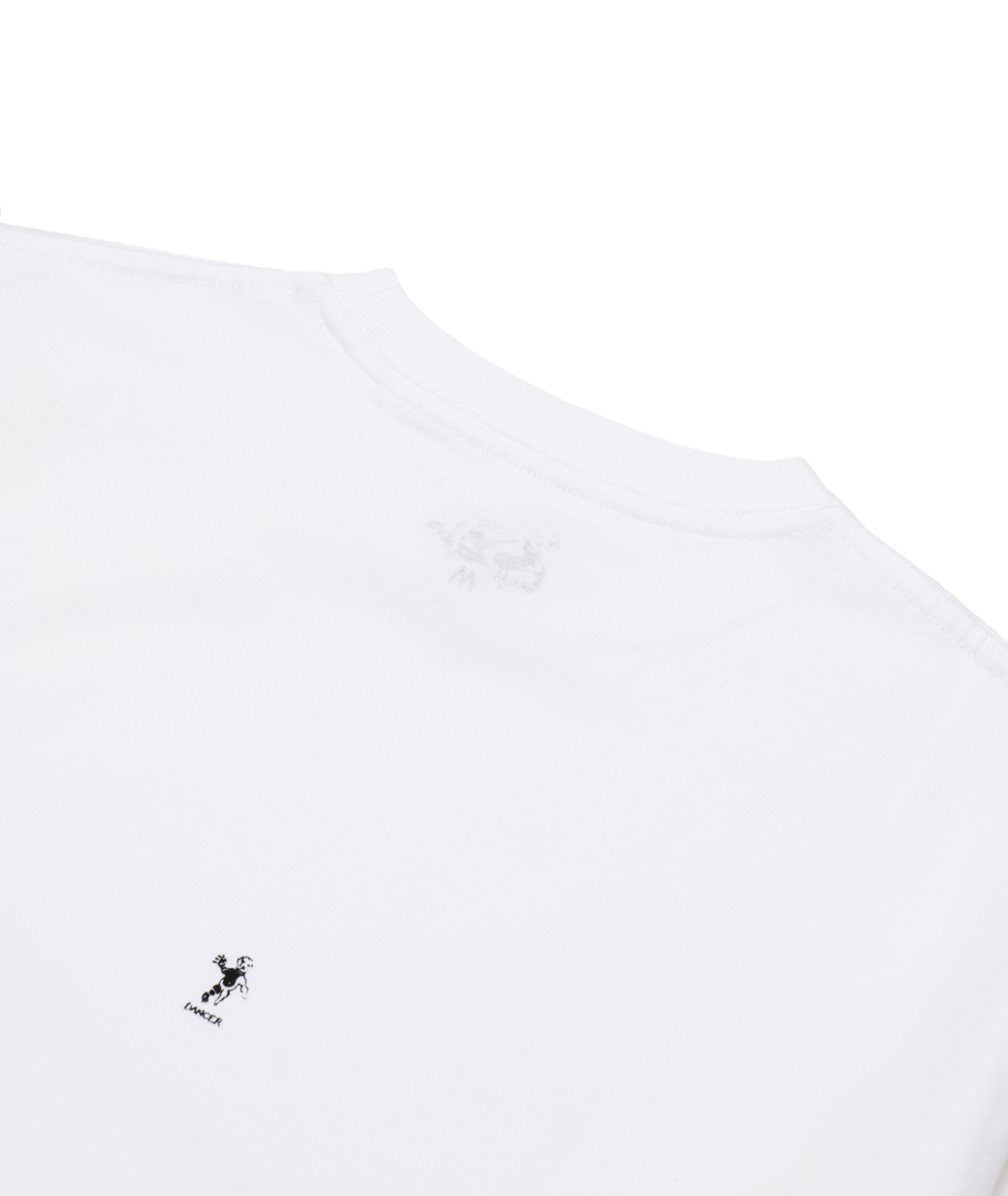 "Blank" LS Tee White